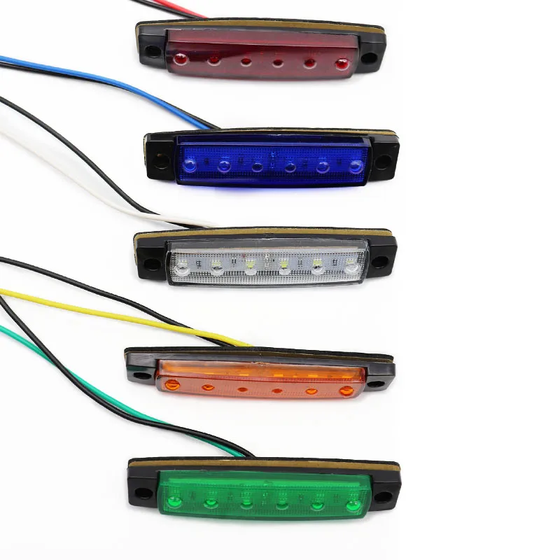 Автомобильный Внешнее освещение 12V / 24V 6 светодиодный SMD автомобиль Грузовик