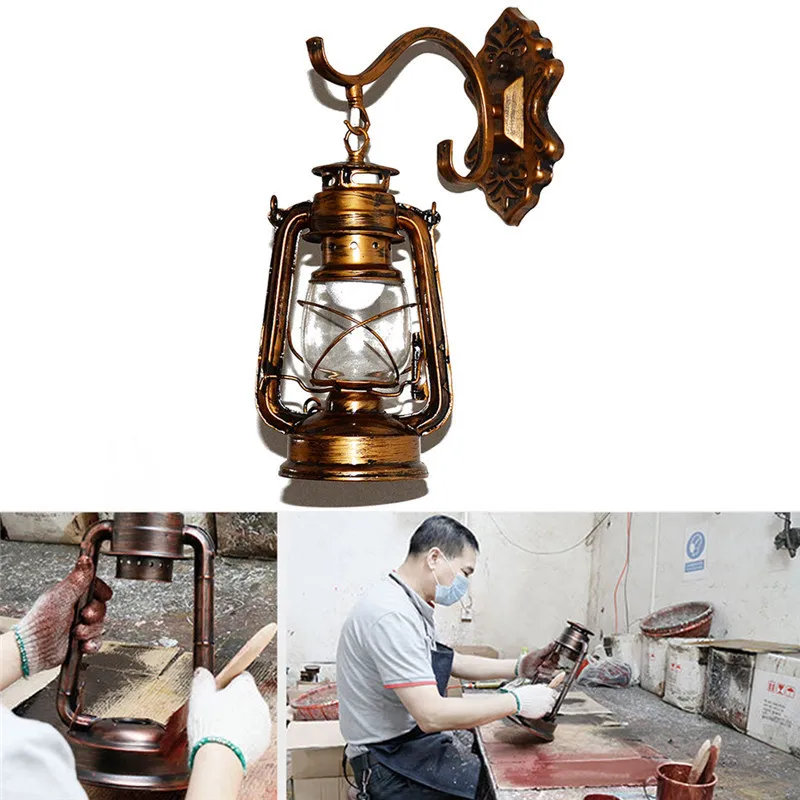 Винтажный старинный стеклянный светильник в стиле ретро 16 х36 см|lamp fashion|lamp stylelamp