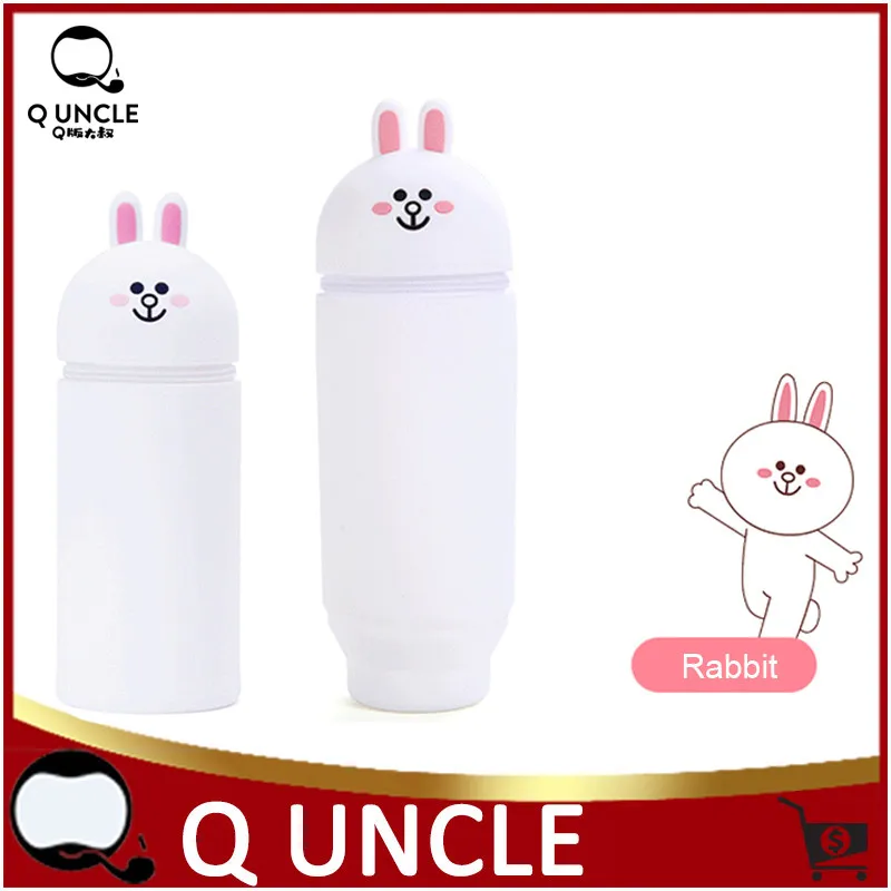 

Cartoon Rabbit Design Beauty Tool Holder Makeup Brush Bag Organizer Tool Cosmetic Brushes Container Brush Pen Storage Holder