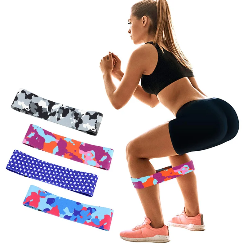 

Hot Yoga Resistance Band Anti-slip Workout Exercise Stretch Band for Leg Hip Training MCK99