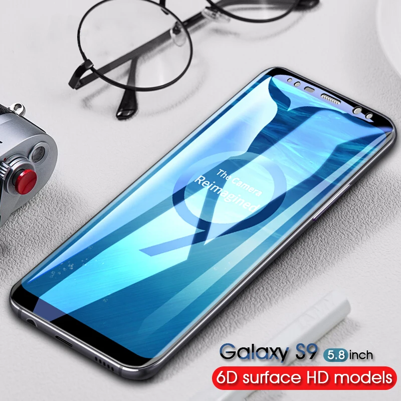 Закаленное стекло summerfish 6D с изогнутыми краями для Samsung Galaxy S9 S8 Plus Note 8 9 S7 S6 Edge