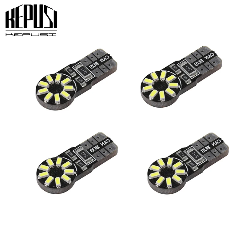 

4pcs Canbus LED T10 W5W 3014 16SMD Car LED Instrument Panel lamp Backup Bulb 194 168 Clearance light License Plate Bulb Parking