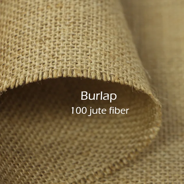 Jute fabric 100 jute fiber yarn burlap fabric gunny sacking bin