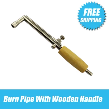 

Adjustable Flame Gas Brass Torch,Burn Pipe With Wooden Handle,Jet Welding Torch Lighter Soldering,Cooking Soldering Welding gold