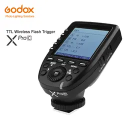 Godox Новый XPro-C Flash Trigger передатчик с профессиональной функцией поддержки E-TTL II Авто вспышка для камеры Canon