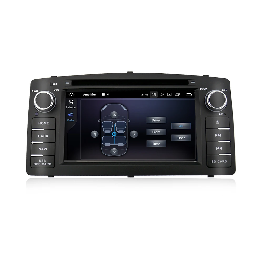 Perfect EKIY IPS DSP 2 Din Android 9.0 4G 32G Car DVD Multimedia Player For Toyota Corolla E120 BYD F3 GPS Navi Stereo Audio Auto Radio 2