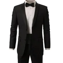 Новые Бальные платья, мужской современный костюм из двух предметов, смокинг с воротником-шалью, высококачественные для жениха, смокинг, костюмы(пиджак+ брюки+ галстук