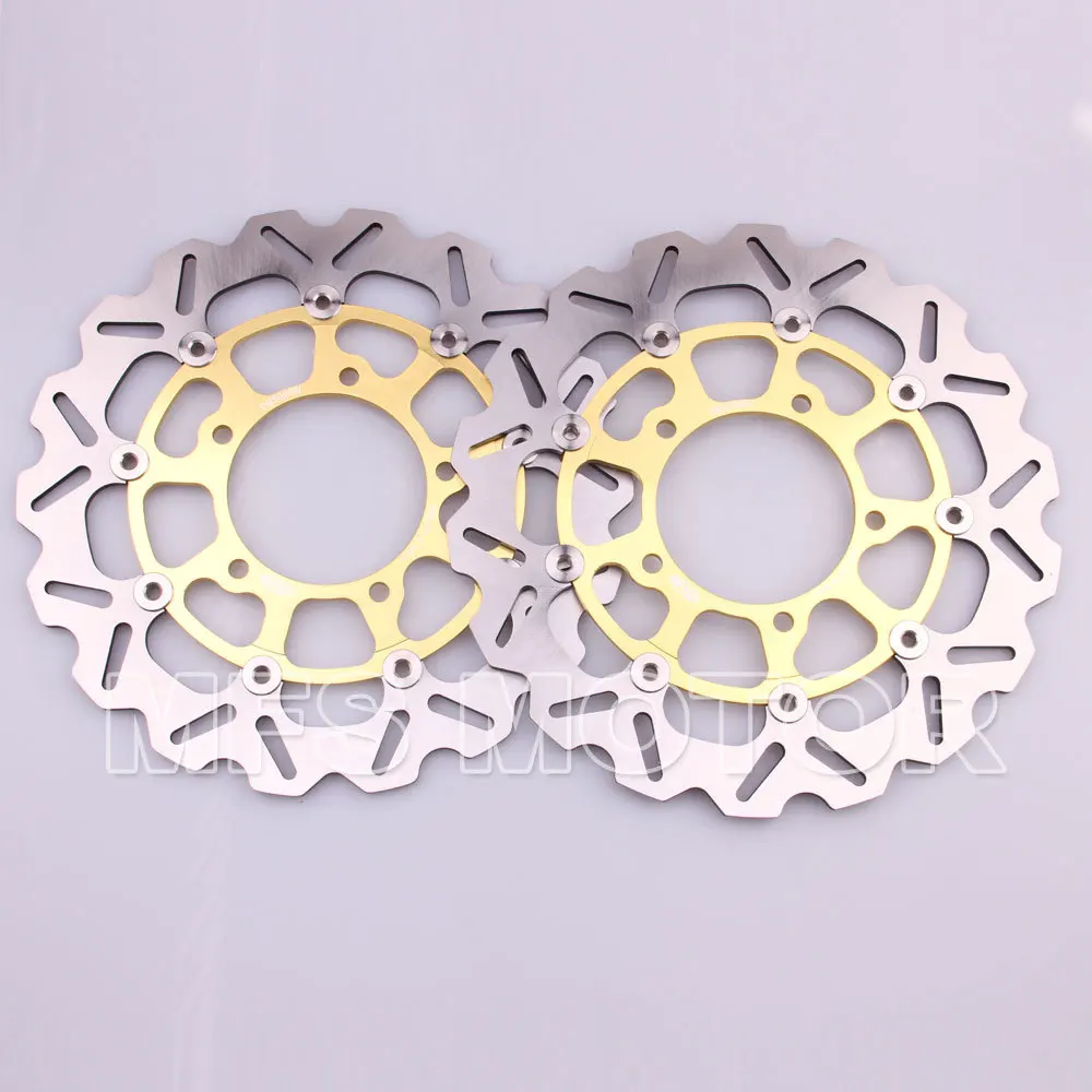 

Motorcycle Front Brake Discs Rotor For Suzuki GSXR 600 750 2006 2007 GSXR 1000 2005 2006 2007 2008 GSXR 1000 05 06 07 Gold
