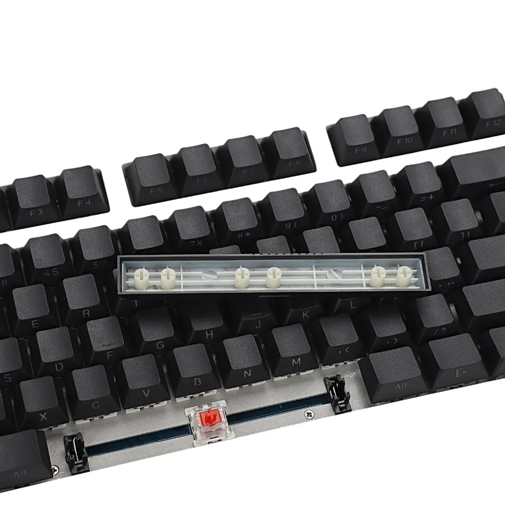 Chave Cereja Perfil Pbt Double Shot Side-lit Brilho Através Translúcido Backlit Keycaps para mx Teclado Mecânico Filco Preto 108 - Imagem 4