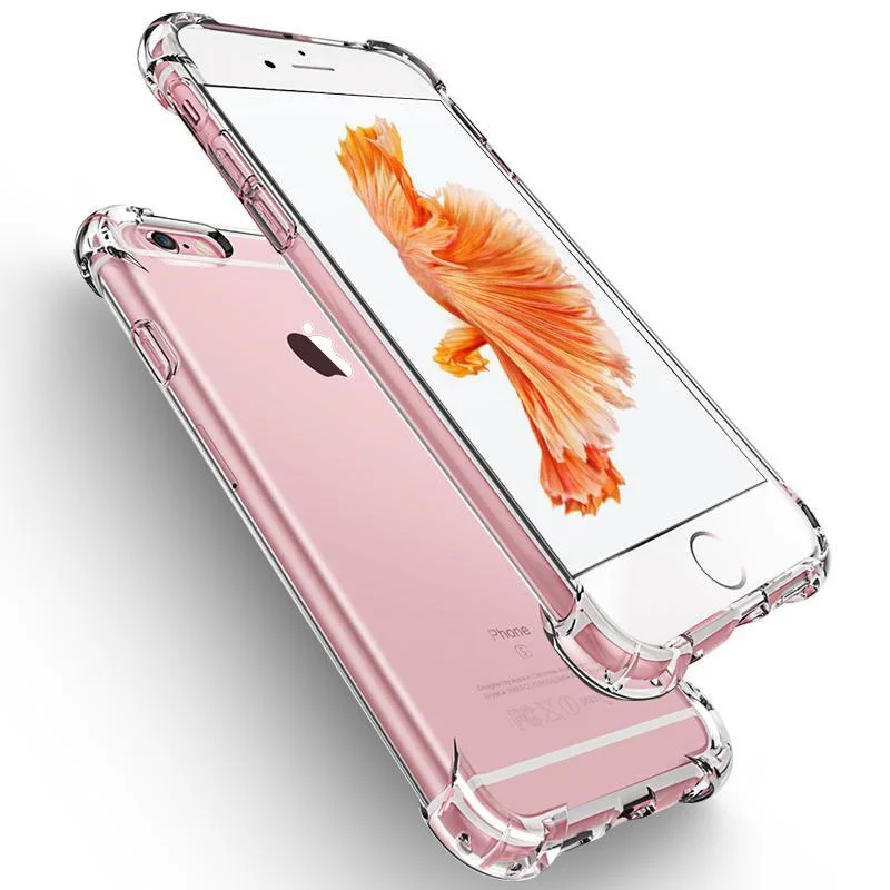 Ударопрочный Мягкий силиконовый чехол Kerzzil для iPhone X XR XS Max прозрачные мягкие