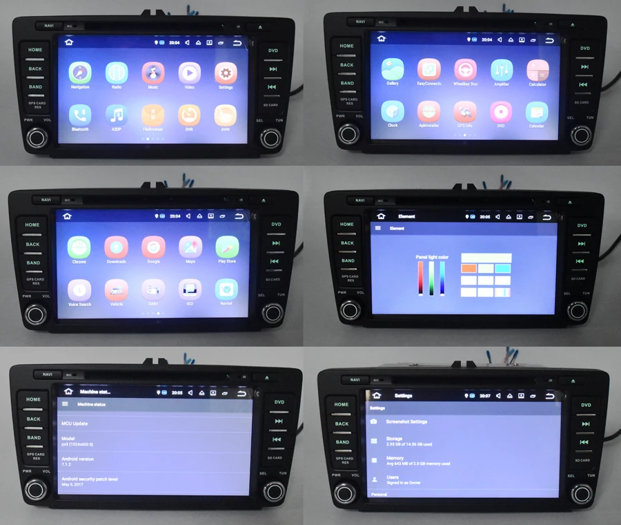android8.0 octacore octavia2 car dvd gps navigation android 7.1 IPS 8INCH (8) - 