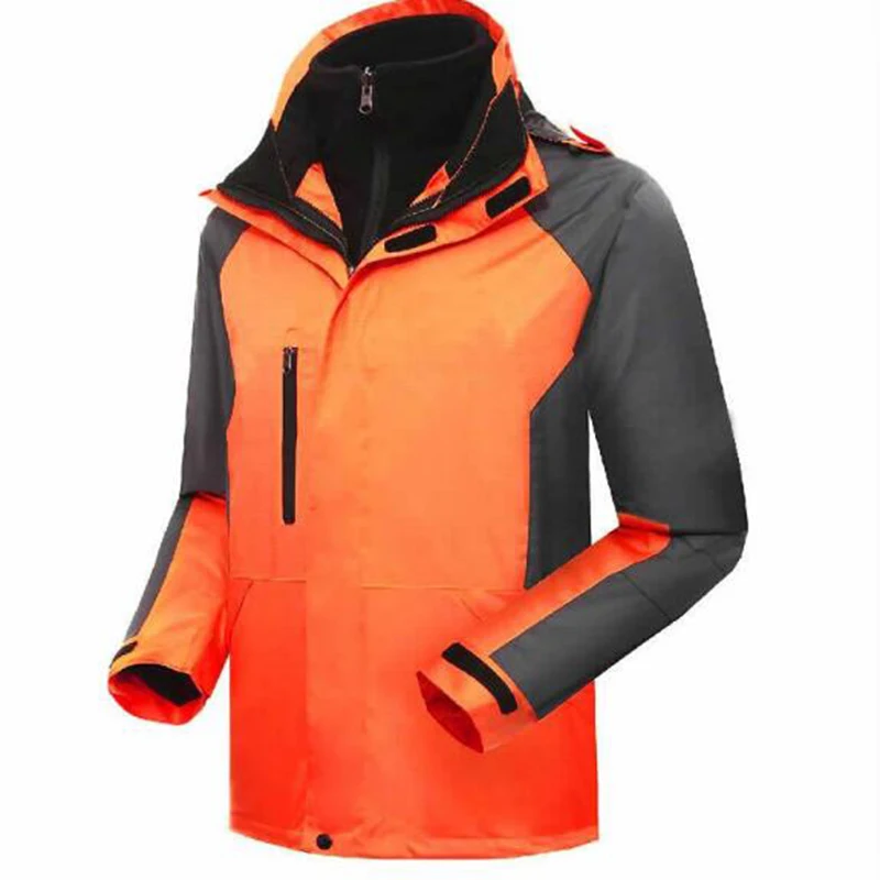 Открытый для мужчин зимние 2 шт. ветровка Softshell флисовые куртки спортивные непромокаемые ветрозащитный термальность пеший Туризм лыж
