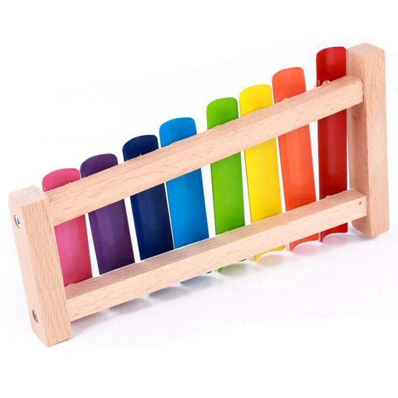 Baby Pädagogische 8 Ton Xylophone Musical Wooden Development Spielzeug ZJHN 