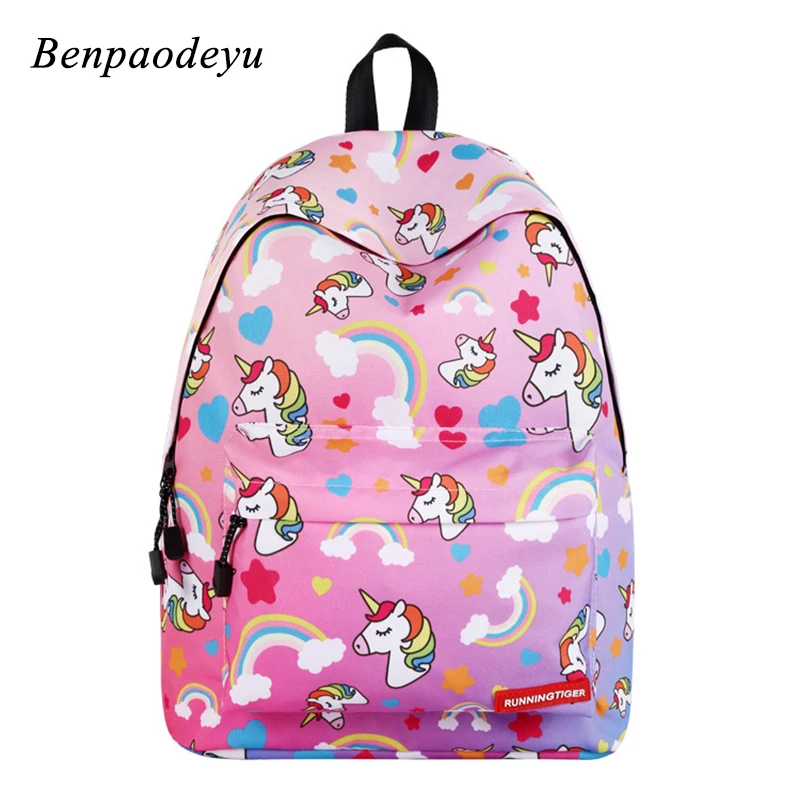 

Children School Bags 3D Printing Unicorn Backpack Kids School Backpacks for Teenage Girls Women Backpack Laptop Travel Bags