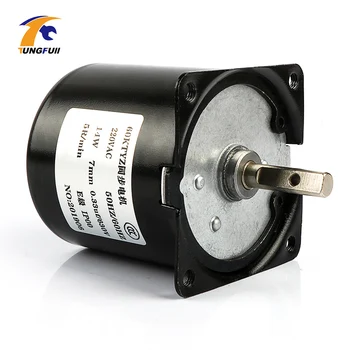 220V AC 14W Micro Gear Motor 60KTYZ 50Hz Permanent Magnet Synchronous Gear Motor Low Speed 2.5 5 10 15 20 30 50 60 80 110 rpm 1000w 200rpm low rpm vertical wind pmg alternator permanent magnet ac alternator