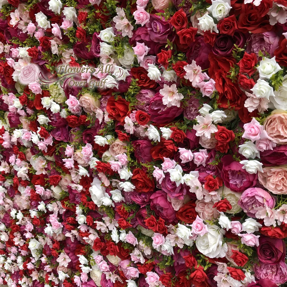 3D Искусственные цветы для украшения свадьбы поддельные розы и цветы, пионы на стены свадебный фон бегуны домашний декор F86576