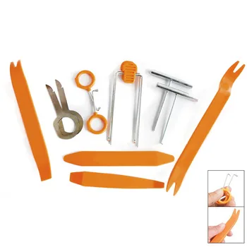 

4/12pcs Kit Car Disassembly Tools Car DVD Stereo Refit Tools Interior Rigid Plastic Trim Panel Installation Removal Accessories