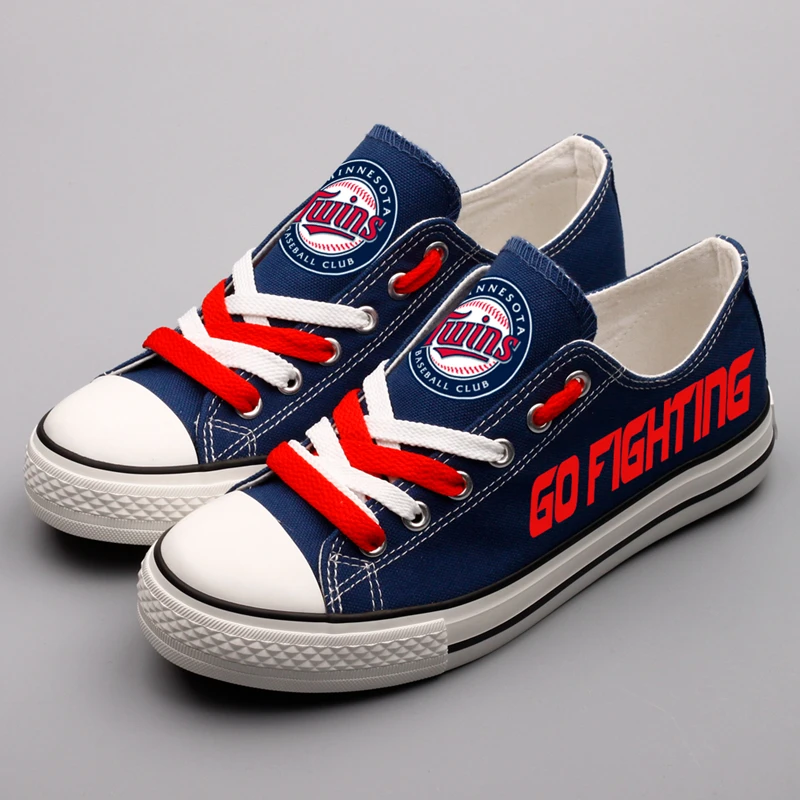 Fighting Minnesota State Fans Custom Printed Canvas Shoes