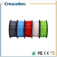 17 Colors 3D Printer Filaments ABS plastic Rubber Consumables Material, CE/FCC/ISO/ROHS certified ,1.75/3mm Optional
