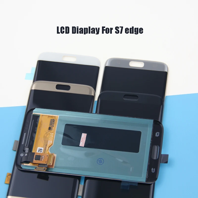 Super AMOLED For Samsung Galaxy S7 Edge G935F LCD Screen Digitizer Assembly Replacement One by one test | Мобильные телефоны и