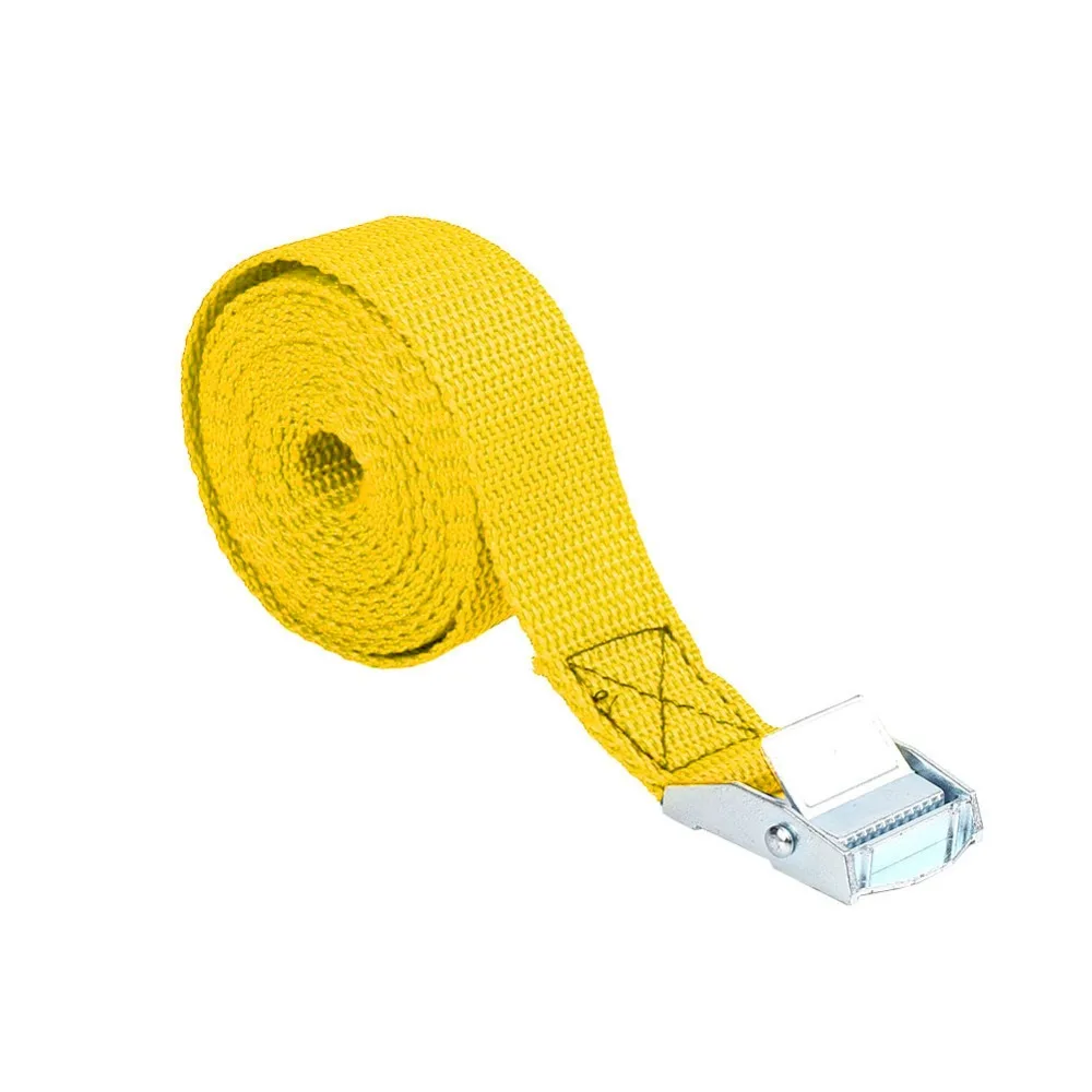 2.5M Car auto luggage trailer fixed strap rope quick release cam buckle tieTRCUS 