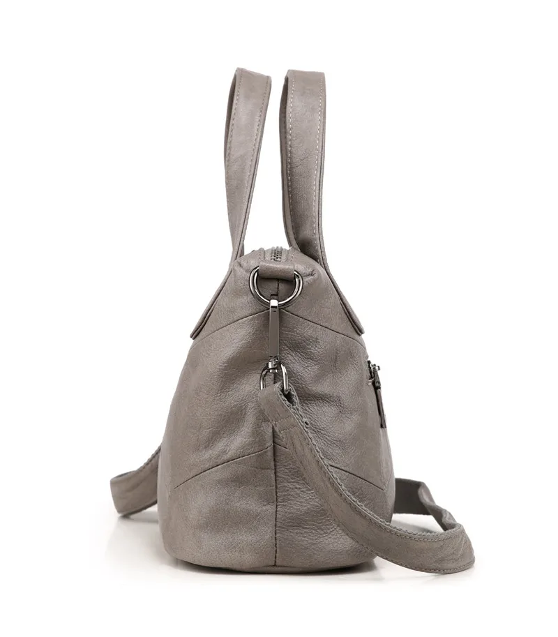 MJ Women Genuine Leather Bag Female Real Cow Leather Handbag Small Tote Bags Ladies Shoulder Handbag Messenger Bag for Women (14)