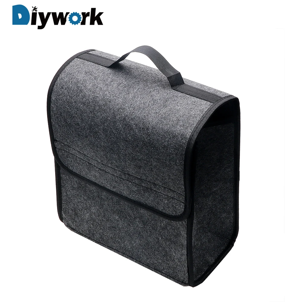 

DIYWORK Seat Back Tool Bag Car Organizer Car Trunk Storage Bags Stowing Tidying Holder Box Auto Rear Storage Pouch