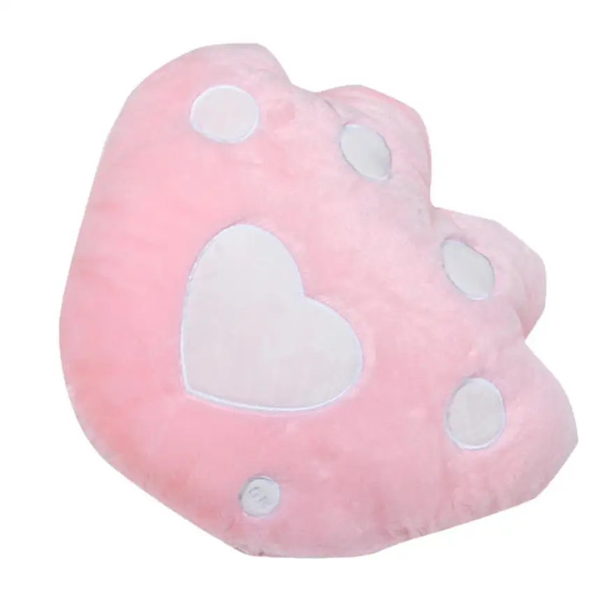 Almohada LED con forma de huella