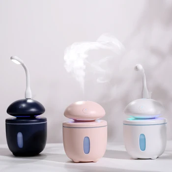 

EJOAI 280ml Mushroom Ultrasonic USB Air Humidifier 4 Hours Timer Safety Protection Aroma Diffuser with 7Color LED Light For Home