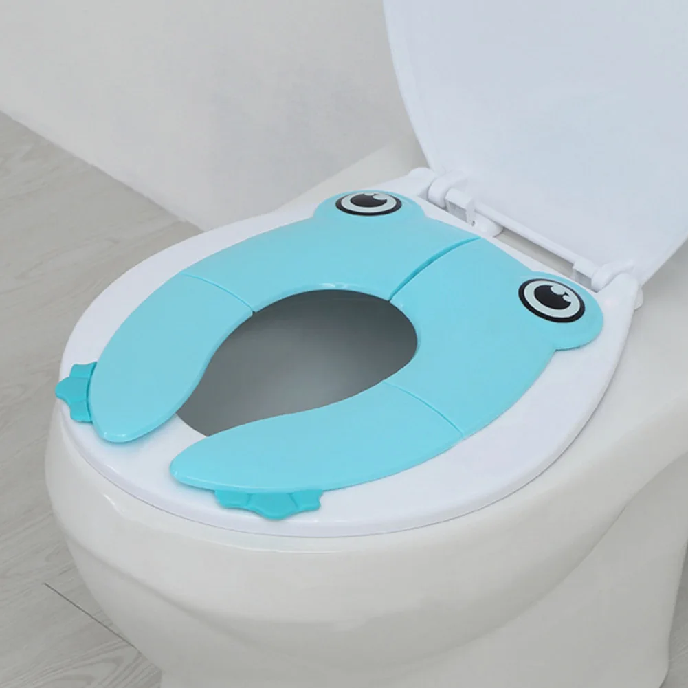 

Toilet Seat For Baby Cute Durable Folding Potty Seat Kids Potty Seat Cartoon Travel Portable Foldable