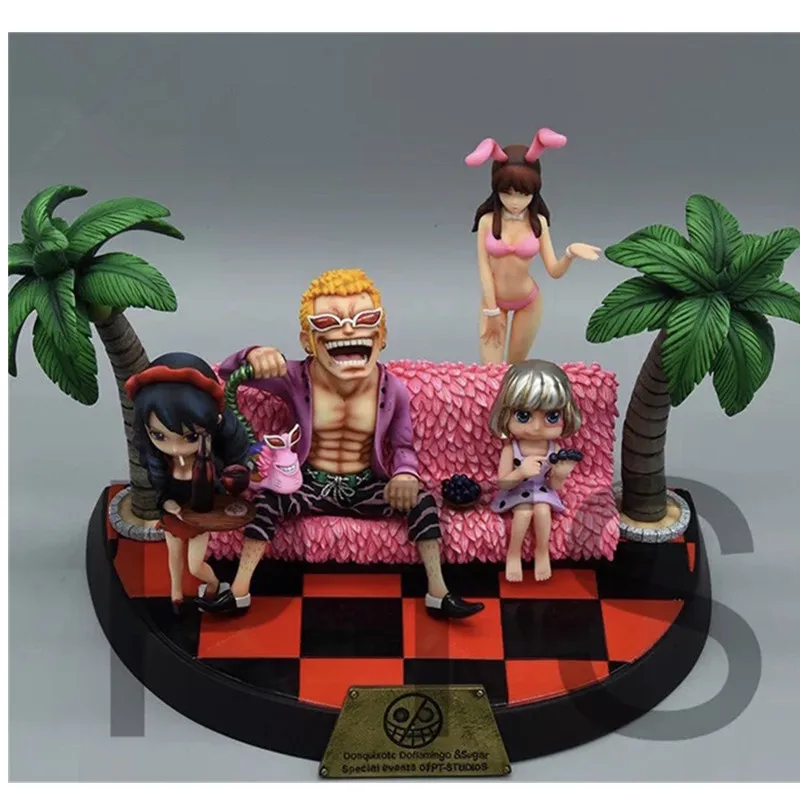 heterochrome Одна деталь Donquixote doflamingo сахар Donquixote Пираты GK смолы статуя фигурку модель игрушки X453 - Цвет: heterochrome