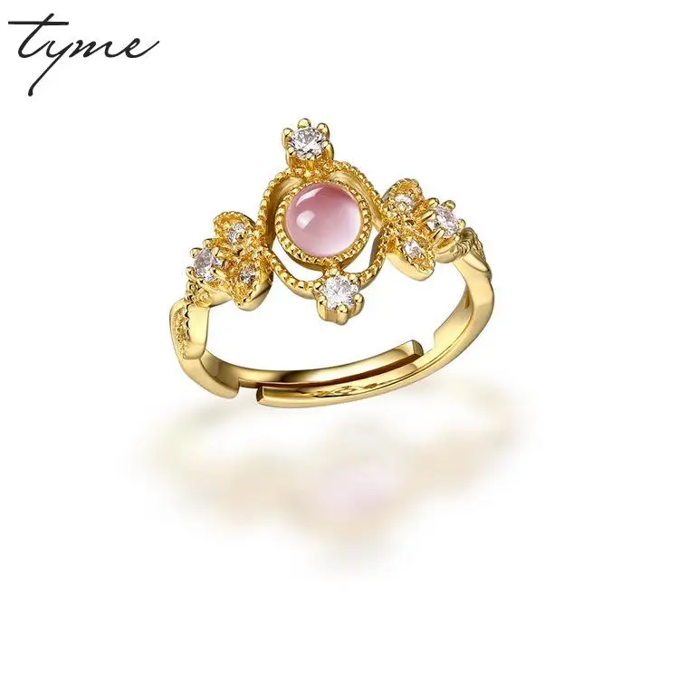 Sterling Silver Jewelry Natural Blue Moonlight Lotus Stone Ring Jewelry Lady Rings For Women 2016 Engagement Ring