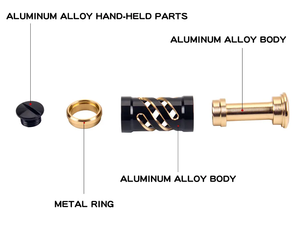 Acessório para Arremesso e spinning Carretel de Pesca Botão de Punho do Metal Roda de Substituição Jitai Usinado Diy Manivela Roqueiro Enfrentar Reels 9 roda rocker equipamento acessório para arremesso fiação carretéis