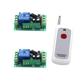 

DC 9V 24V 12V RF Wireless remote control switch 10A Relay Receiver 1CH Wireles controller for Light Lamp LED 315Mhz/433.92Mhz