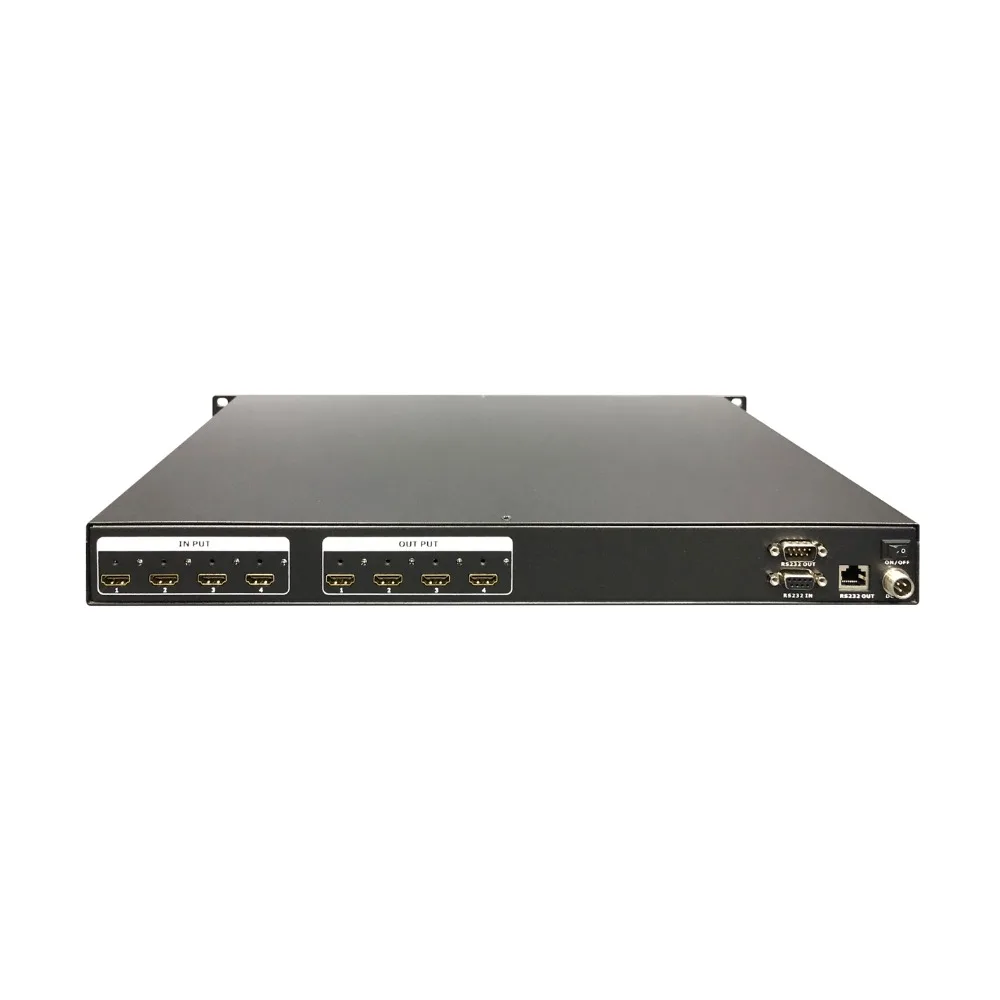 ISEEVY 4x4 HDMI матричный коммутатор с HDMI 4 в 4 выхода полные каналы поддержка 4Kx2K@ 30 Гц, 1080P3D@ 60 Гц, HDCP 1,4, Blue-ray, EDID