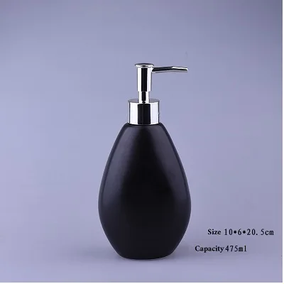 Matte Black Lotion bottle
