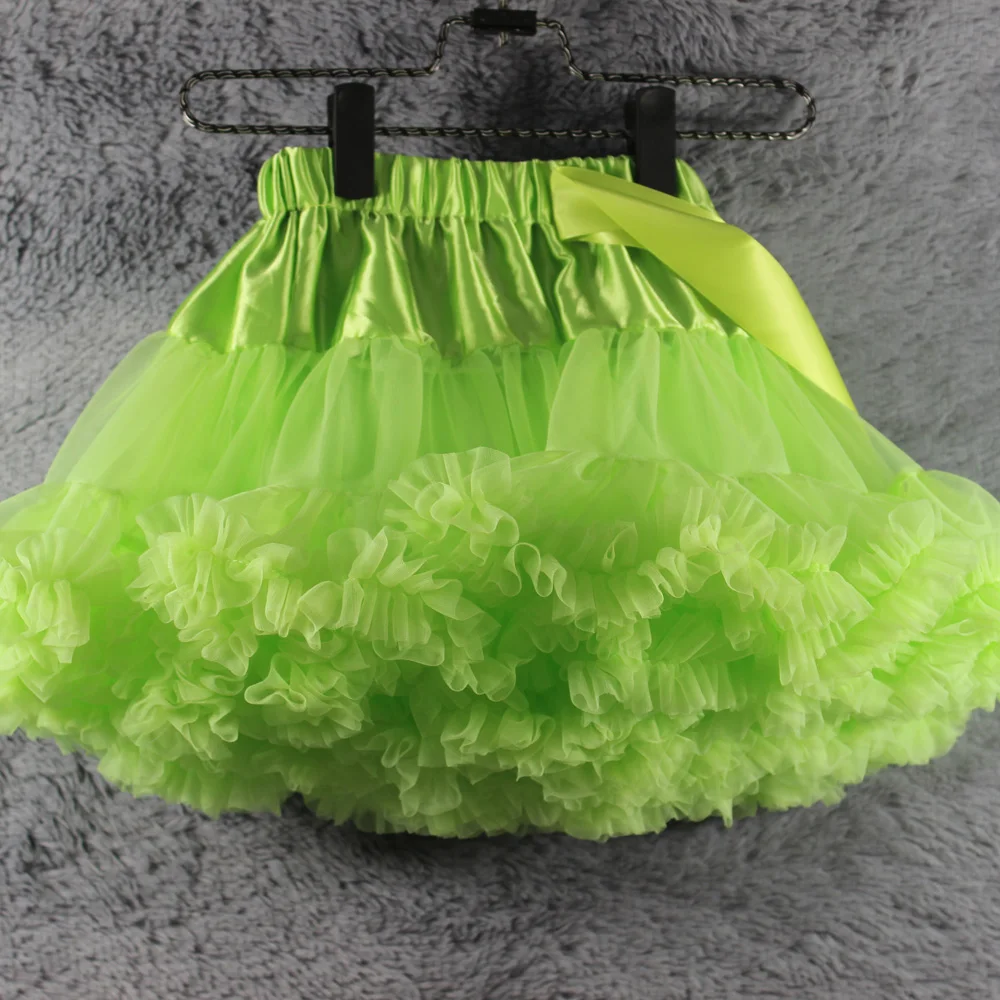 Girls skirts tutus fluffy girls pettiskirts kids girls holiday tutu
