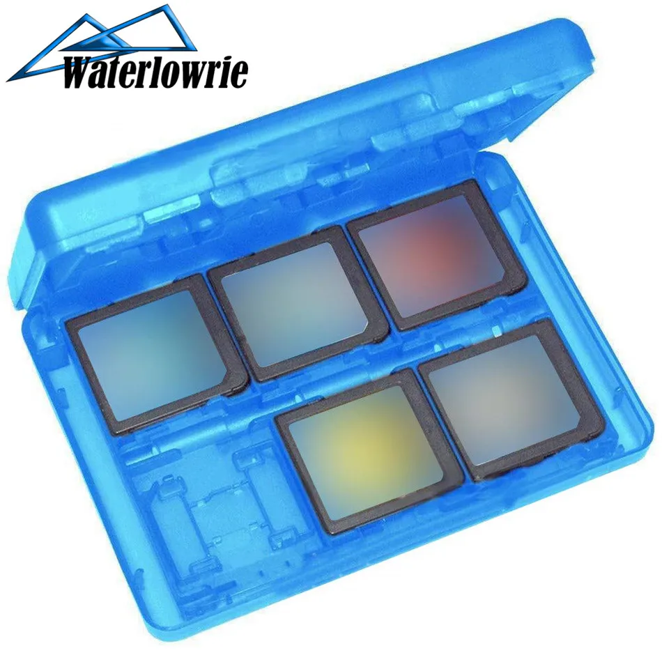 

WaterLowrie for New 3DS LL XL Game Memory Card Micro SD Case Holder Cartridge Storage Box for Nintend NDS NDSi LL 2DS 3DS XL
