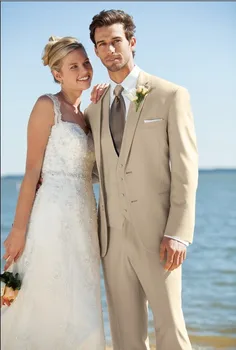 

Brand New Groom Tuxedo Custom Made Groomsmen Notch Lapel Wedding/Dinner Suits Best Man Bridegroom (Jacket+Pants+Tie+Vest) B230