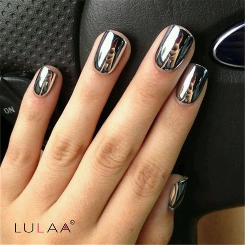 

2018 Hot sale women Nail art UV Gel Nail Polish Mirror Effect Varnish Soak Off Top Base Coat Nail art decorations Maquiagem