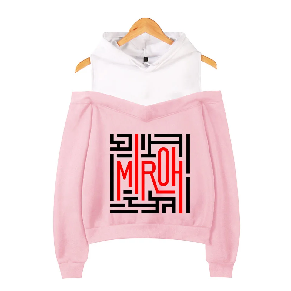 Kpop Straykids дети MIROH альбом женские толстовки с длинным рукавом с открытыми плечами толстовки с капюшоном спортивный костюм Harajuku