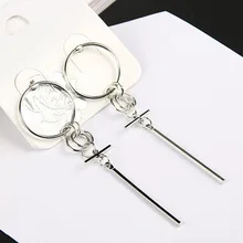 Pendientes Mujer Moda модные ювелирные изделия серьги для мальчиков Brincos серебряные Длинные корейские серьги для женщин