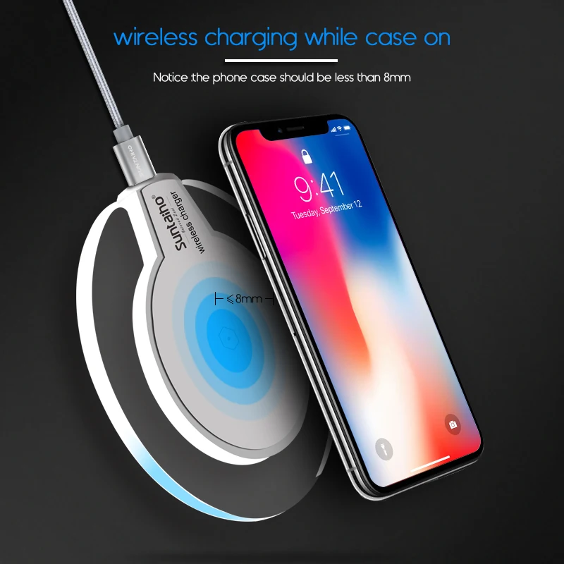 Quick Wireless Charger Suntaiho 5W 1A Quick Wireless Charging Stand for iPhone 8/X Samsung Note8/S8/S7/S6/Note5/edge Xiaomi mi9 Quick Wireless Charger Suntaiho 5W 1A Quick Wireless Charging Stand for iPhone 8/X Samsung Note8/S8/S7/S6/Note5/edge Xiaomi mi9