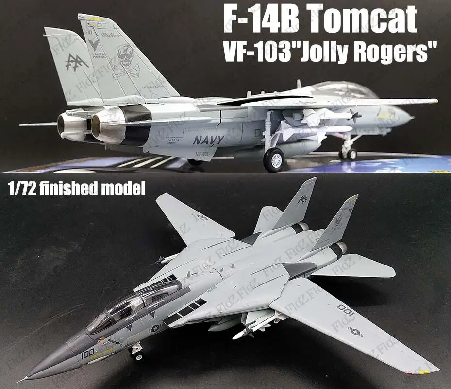 F 14B Tomcat истребитель VFA 103 веселый Роджерс отделка 1/72 easy Model Самолет| |