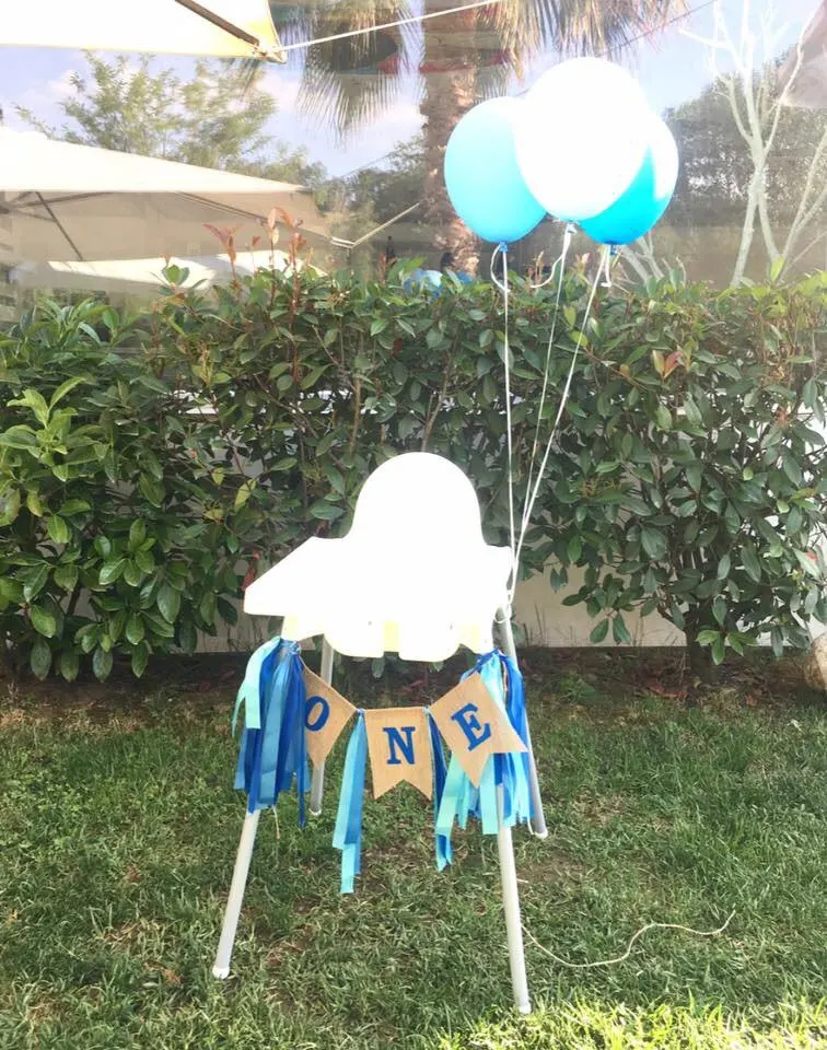 One Year Old Ribbon Dining Chair Linen Flag Bar Decorated Happy Birthday Decoration Party Kids Baby Shower Boy Girl Babyshower One Year Old Ribbon Dining Chair Linen Flag Bar Decorated Happy Birthday Decoration Party Kids Baby Shower Boy Girl Babyshower