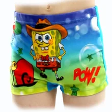 Chlapecké trenky na plavání s pohádkovou postavičkou Sponge bob