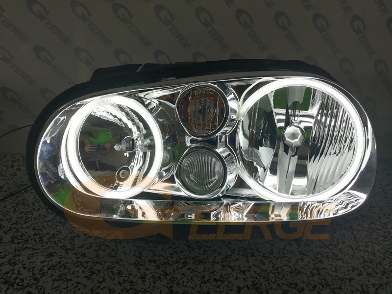 ccfl angel eyes Volkswagen VW Golf MK4 R32 GTi VR6 CABRIO A4 1998-2004(14)