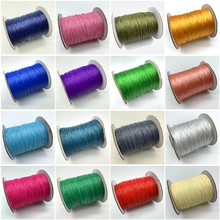 10 ярдов/партия 0,5 мм вощеный хлопковый шнур вощеная нить веревка шнур ремешок Ожерелье Веревка бусины для изготовления ювелирных изделий для браслета Шамбала