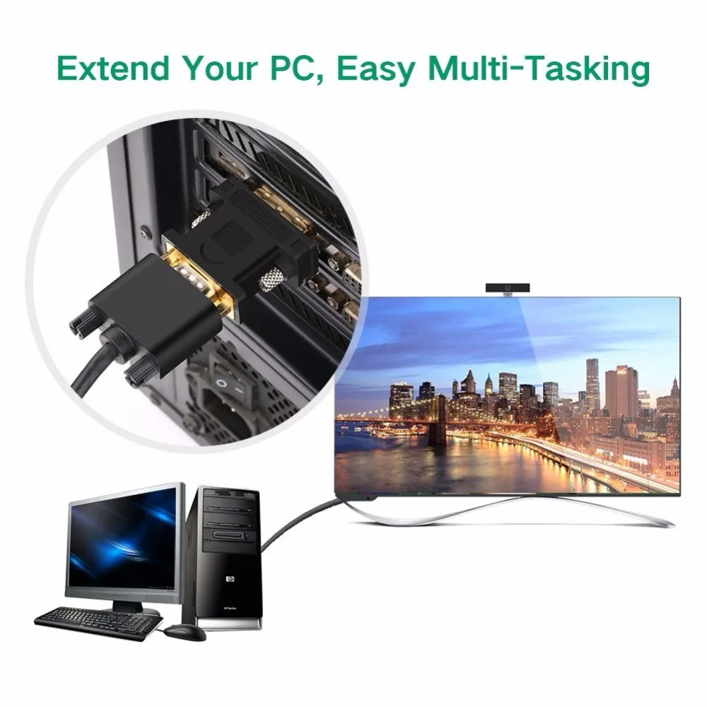 DVI-I to VGA Converter