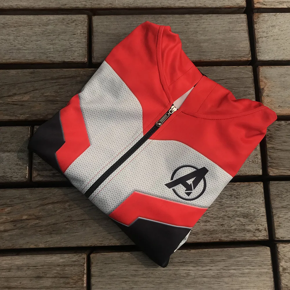 Original Version The Avengers Endgame Quantum Realm Jacket Advanced Tech Hoodie 2019 New Superhero Iron Man Hoodies Suit Casual